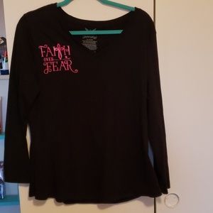 Ladies long sleeve top